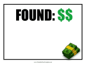 Found Cash Flyer