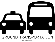 Ground Transportation with caption