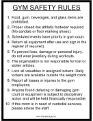 Gym Safety Rules
