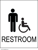 Handicapped Restroom Men