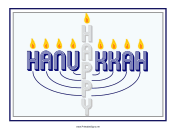 Hanukkah Menorah