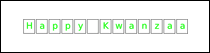Happy Kwanzaa Banner sign