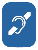 Hearing Impaired Sign