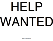 Help Wanted