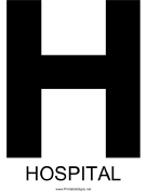 Hospital with caption