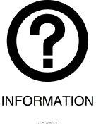 Information Question Mark