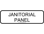 Janitorial Panel
