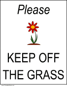 Keep Off The Grass