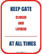 Keep Gate Closed