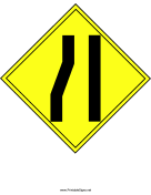 Left Lane Ends