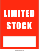 Limited Stock