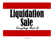 Liquidation Sale
