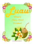 Luau Flyer