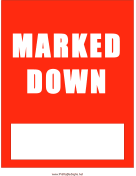 Marked Down
