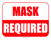 Mask Required
