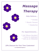Massage Flyer