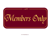 Members Only