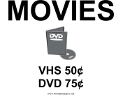 Movies Yard Sale