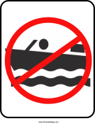 No Boating