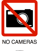 No Cameras