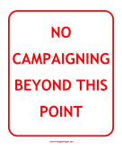 No Campaigning