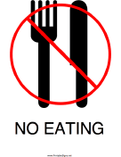 No Eating