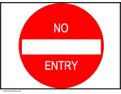 No Entry