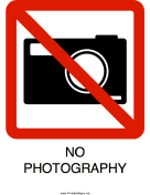 No Photography
