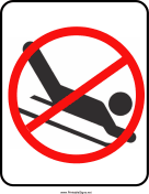 No Sledding
