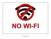 No Wi-Fi