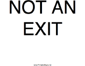 Not An Exit