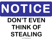 Notice Dont Steal
