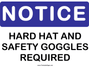 Notice Hard Hat
