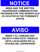 Material Safety Data Sheets Bilingual