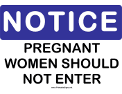 Notice Pregnant Women