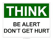 OSHA Be Alert