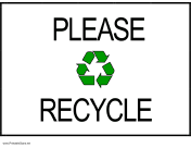 Please Recycle