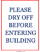 Please Dry Off