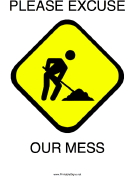 Please Excuse Our Mess