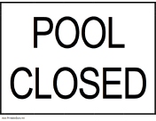 Pool Closed
