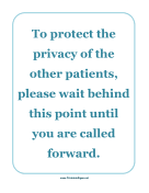Privacy Waiting Line