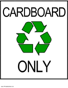 Recycle Cardboard