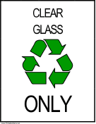 Recycle Clear Glass