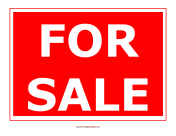 Red For Sale