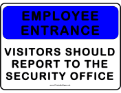 Employees Entrance Only
