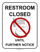 Restroom Closed