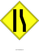 Right Lane Ends