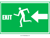 Run Man Exit Left