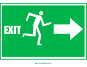 Run Man Exit Right