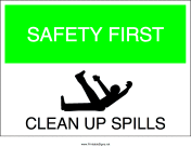 Clean Up Spills